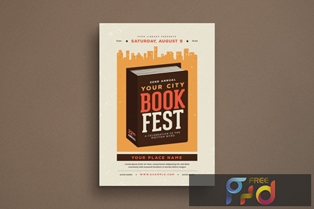 FreePsdVn.com 1908003 TEMPLATE book festival event flyer 6ck23we