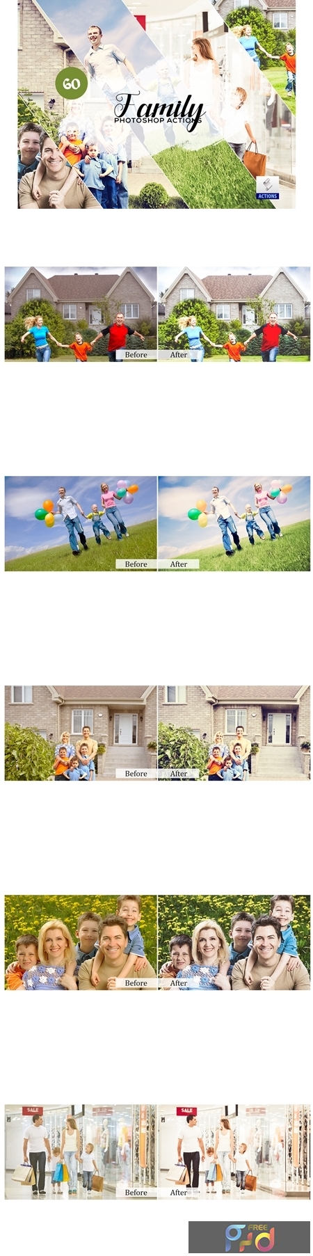 Family Photoshop Actions