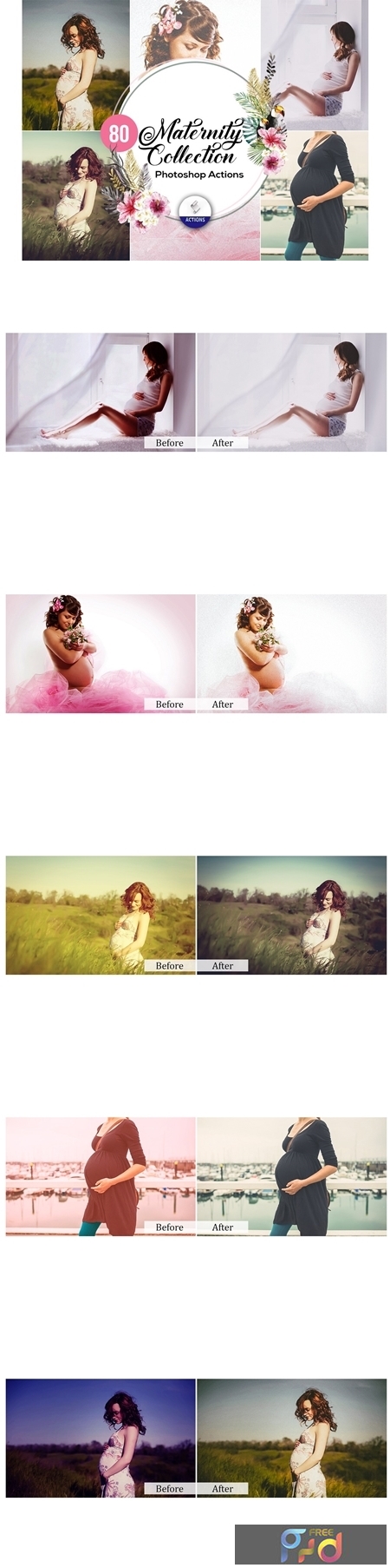 Maternity Photoshop Actions
