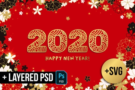 FreePsdVn.com 1908275 PHOTOSHOP 2020 new year numbers illustrations 1663226 cover