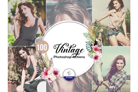 FreePsdVn.com 1908383 PHOTOSHOP 100 vintage photoshop actions 297482 cover