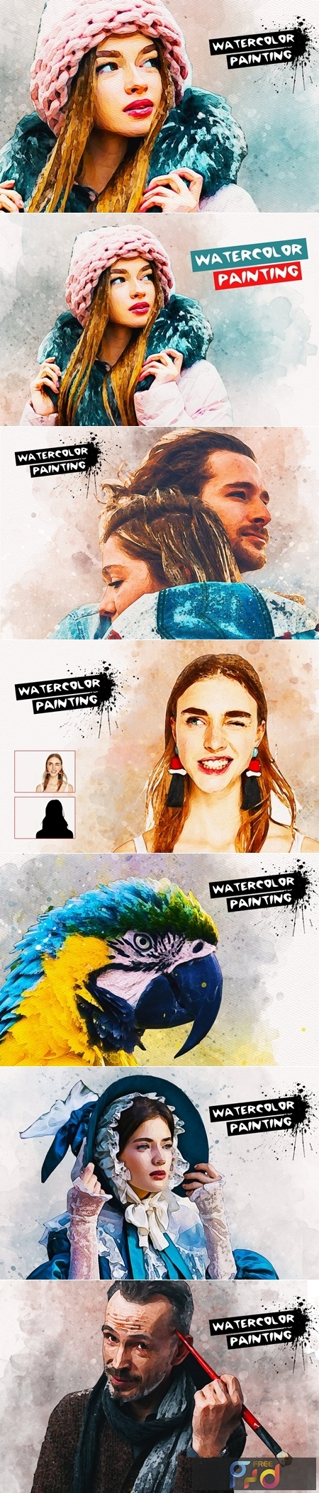 Watercolor Painting Effect