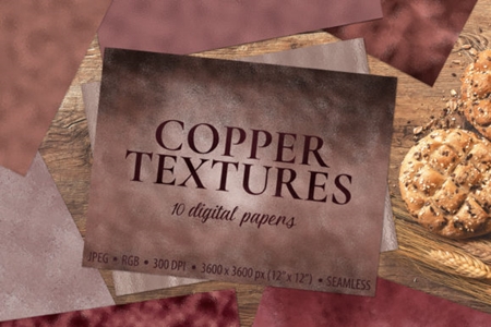 Download Free Copper Foil Textures 10 Digital Papers 1730090 Freepsdvn PSD Mockups.