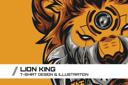 FreePsdVn.com 1909186 VECTOR lion king t shirt illustration 1738088 cover