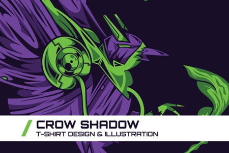 FreePsdVn.com 1909276 VECTOR crow shadow t shirt illustration 1745106 cover