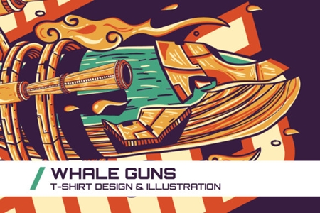 FreePsdVn.com 1909344 VECTOR whale guns t shirt illustration 1747091 cover