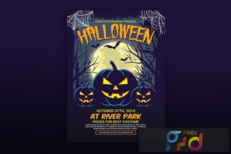 Halloween Party Flyer TWYJK5S 1