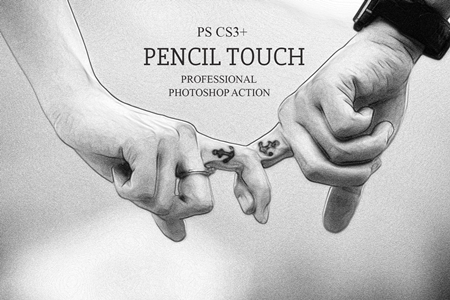 FreePsdVn.com 1910153 PHOTOSHOP pencil touch photoshop action 4126052 cover
