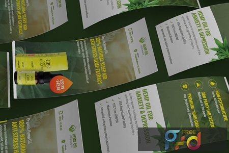 Cannabis Hemp Oil Products DL Rackcard ESACVMY 1