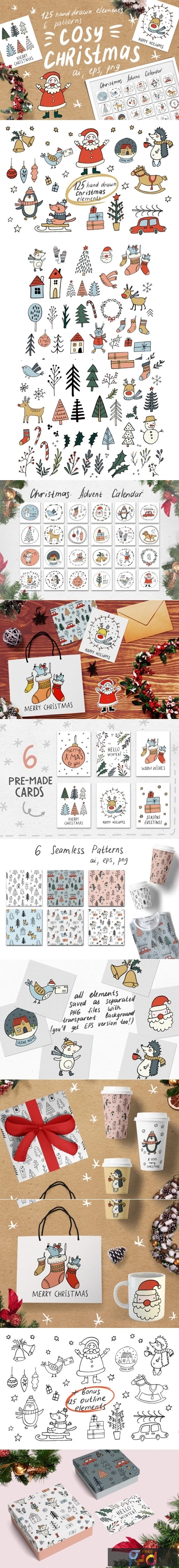 FreePsdVn.com 1910322 VECTOR cosy christmas clipart 1838591