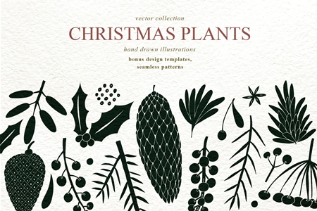 FreePsdVn.com 1910450 VECTOR christmas plants vector collection 4126687 cover