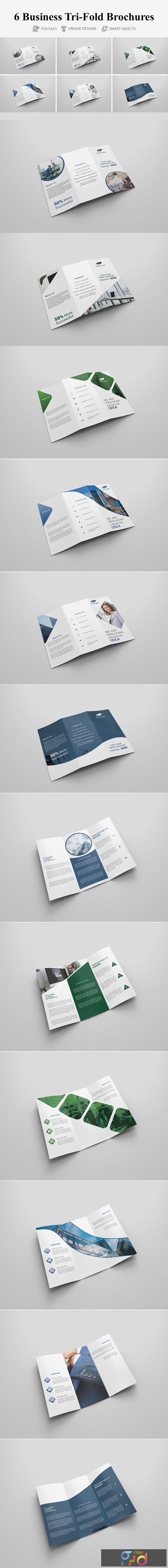 6 Business Tri-fold Brochures 4160617 1