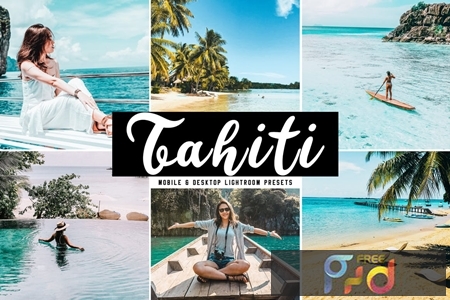Tahiti Mobile & Desktop Lightroom Presets MRVR93S 1