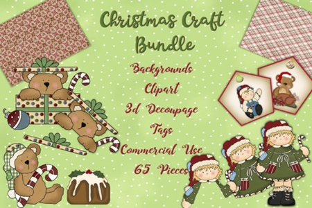 FreePsdVn.com 1911288 STOCK christmas clipart and backgrounds bundle 1993062 cover