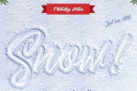 FreePsdVn.com 1911317 PHOTOSHOP snow lettering photoshop action 25062001 cover