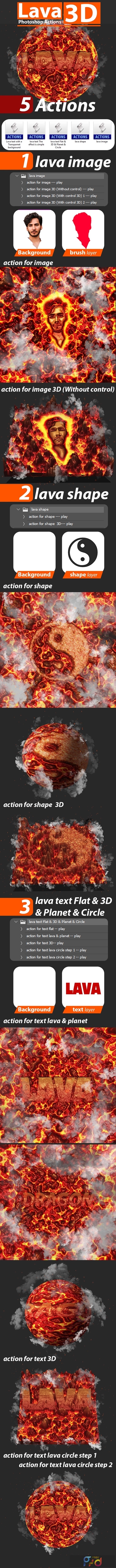 Lava 3D Photoshop Actions 24828845 1