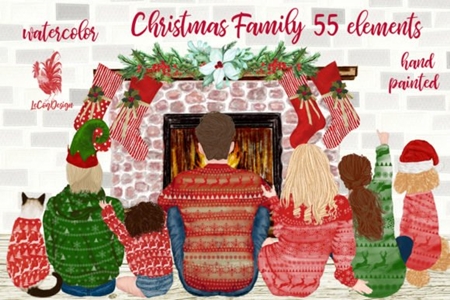 FreePsdVn.com 1912015 STOCK christmas family fireplace chrismas 2007500 cover
