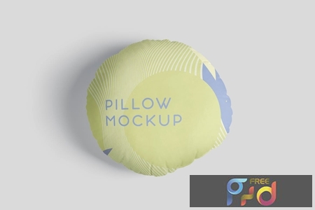 Pillow Mockup Set - Round X2A8CNN 1