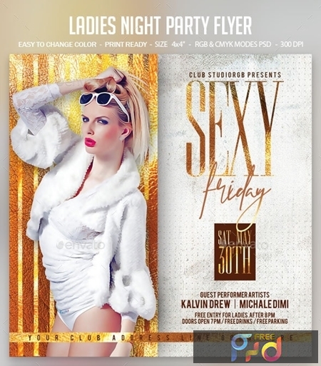 FreePsdVn.com 1912090 TEMPLATE ladies night party flyer 24881820