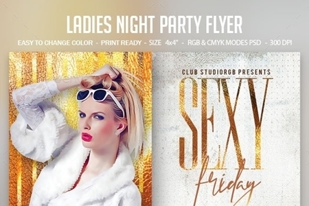 FreePsdVn.com 1912090 TEMPLATE ladies night party flyer 24881820 cover