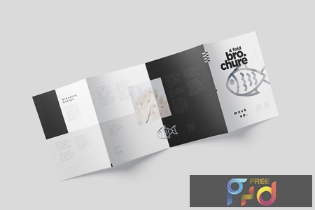 Download 4-Fold Brochure Mockup Set - Din A4 A5 A D4F73JN - FreePSDvn
