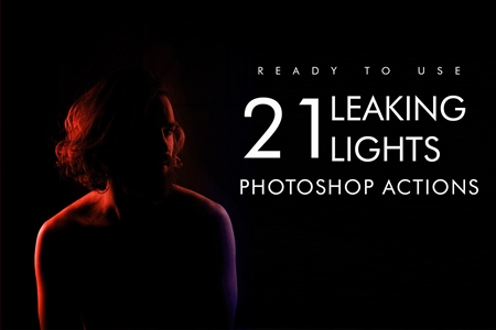 FreePsdVn.com 1912249 PHOTOSHOP 21 leaking lights photoshop action 4047406 cover