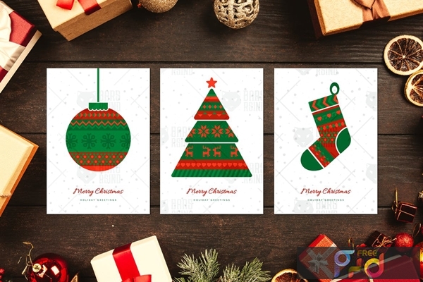 Norwegian Christmas Greeting Cards Set CAH58XP 1