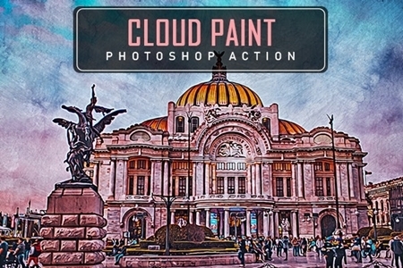FreePsdVn.com 1912389 PHOTOSHOP cloud paint photoshop action 25023496 cover