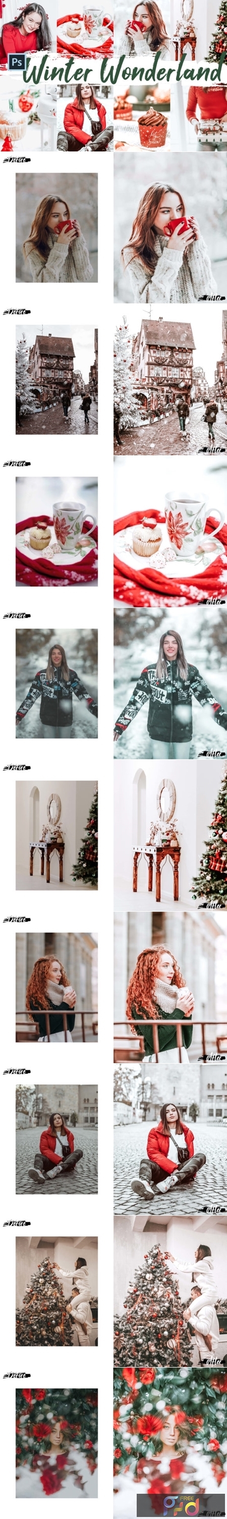 Download Free 10 Winter Wonderland Photoshop Actions 2261584 Freepsdvn PSD Mockups.