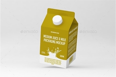 Download Medium Juice Milk Packaging Mock Up 25093827 Freepsdvn Yellowimages Mockups