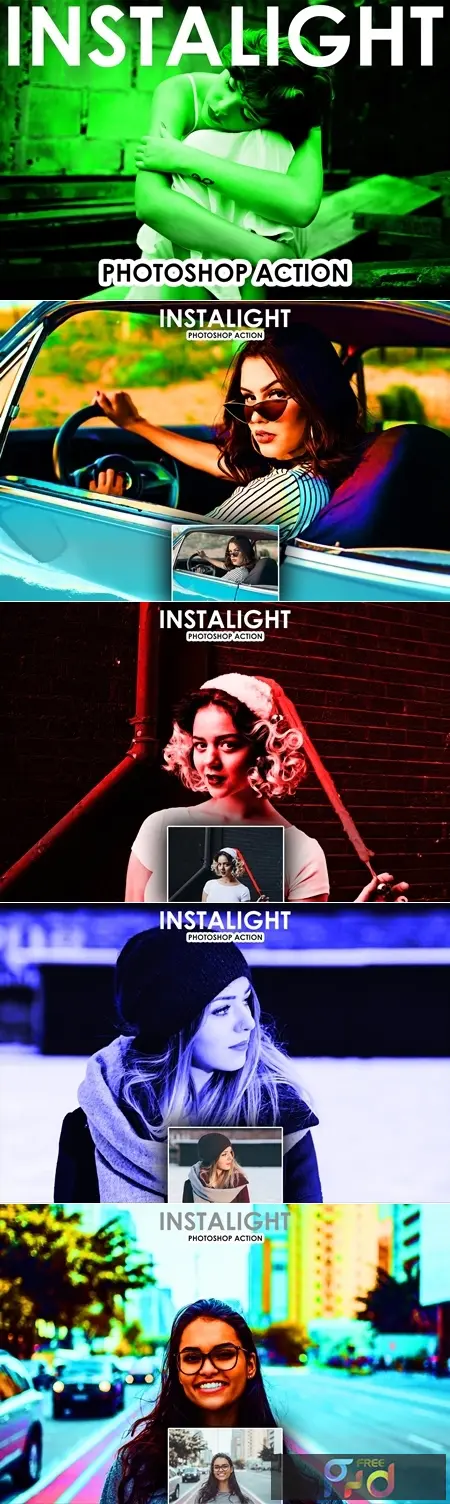 InstaLight Photoshop Actions