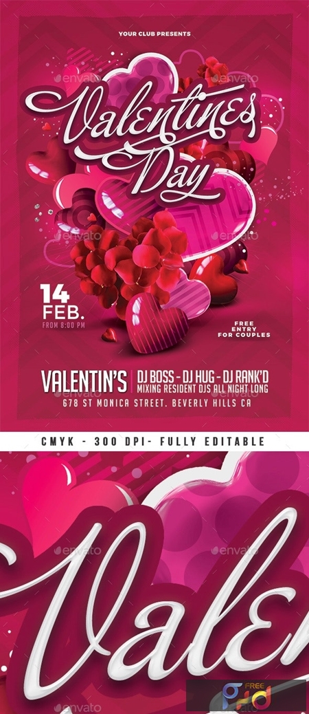 St Valentine Day Flyer 23145943 1