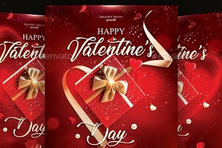 FreePsdVn.com 2001362 TEMPLATE valentines day flyer 23125043 cover