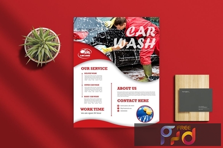 Car Wash Flyer 3 Q42BEGA 1