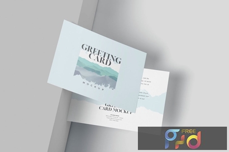 A6 Greeting Card Mockup Templates ZH4Z79A 1