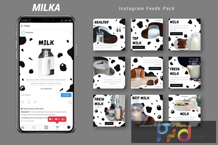 Milka - Instagram Feeds Pack FCFZNWA 1