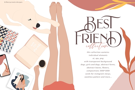 FreePsdVn.com 2002328 VECTOR best friend collection 4030602 cover