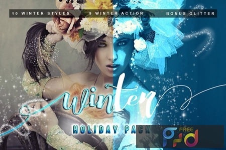 Photoshop Action winter package