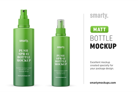 Download Matt Spray Cosmetic Bottle Mockup 4512948 Freepsdvn