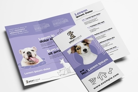 FreePsdVn.com 2002397 TEMPLATE trifold brochure layout for pet and vet services 322611290 cover