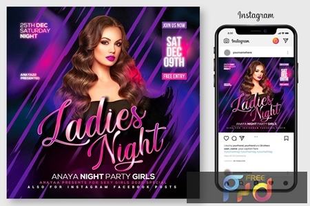 FreePsdVn.com 2002416 TEMPLATE ladies night out flyer 4547295