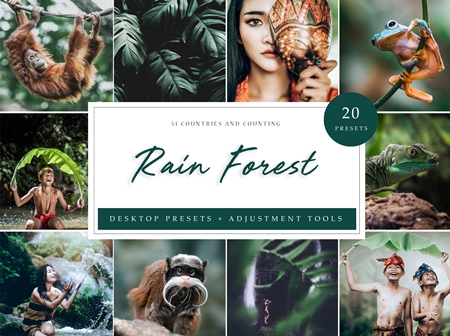 FreePsdVn.com 2002469 LIGHTROOM rain forest desktop presets 4594872 cover
