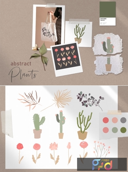 Abstract minimalistic plants 2407978 1