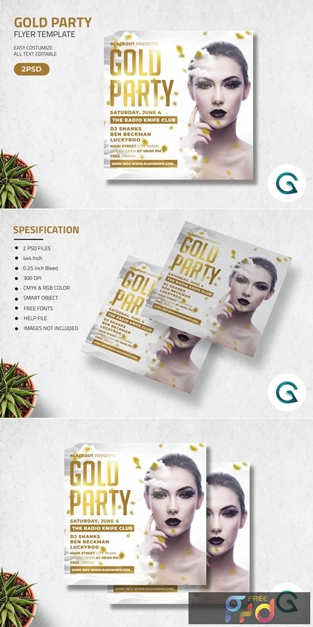 FreePsdVn.com 2003206 TEMPLATE gold party flyer template 4571354