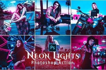 FreePsdVn.com 2003213 PHOTOSHOP neon lights photoshop actions 25828676 cover