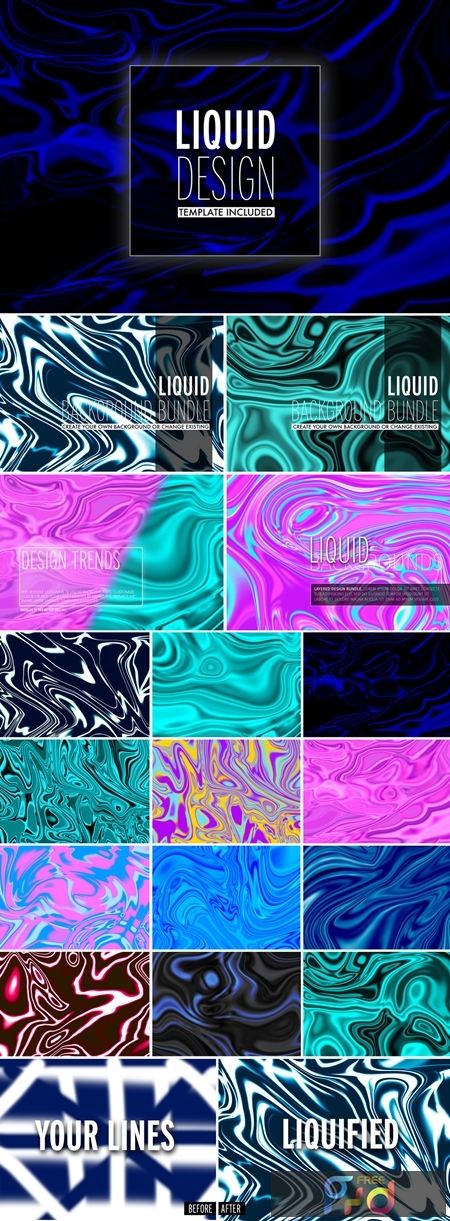Colorful Liquid Texture Effect