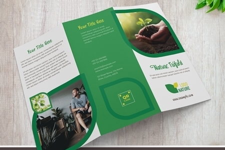 FreePsdVn.com 2003478 VECTOR nature trifold brochure layout with green accents 329175245 cover