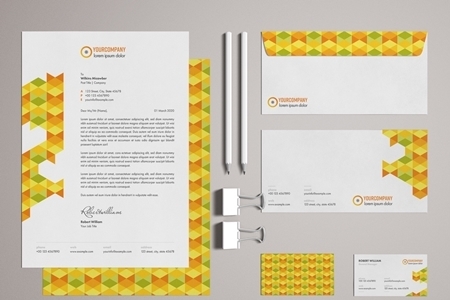 FreePsdVn.com 2003486 VECTOR stationery set layout with colorful pattern elements 329175165 cover
