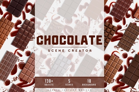 Chocolate Scene Creator #01 4473209 - FreePSDvn