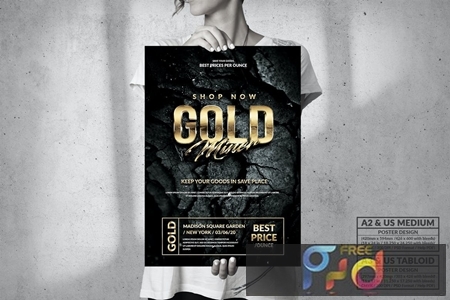Gold Miner - Big Poster Design B3LVDKA 1